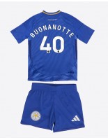 Leicester City Facundo Buonanotte #40 Kotipaita Lasten 2024-25 Lyhythihainen (+ shortsit)